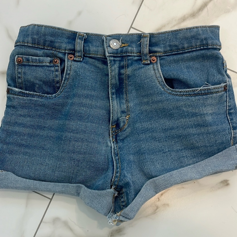 Levi’s youth   Blue Denim Shorts